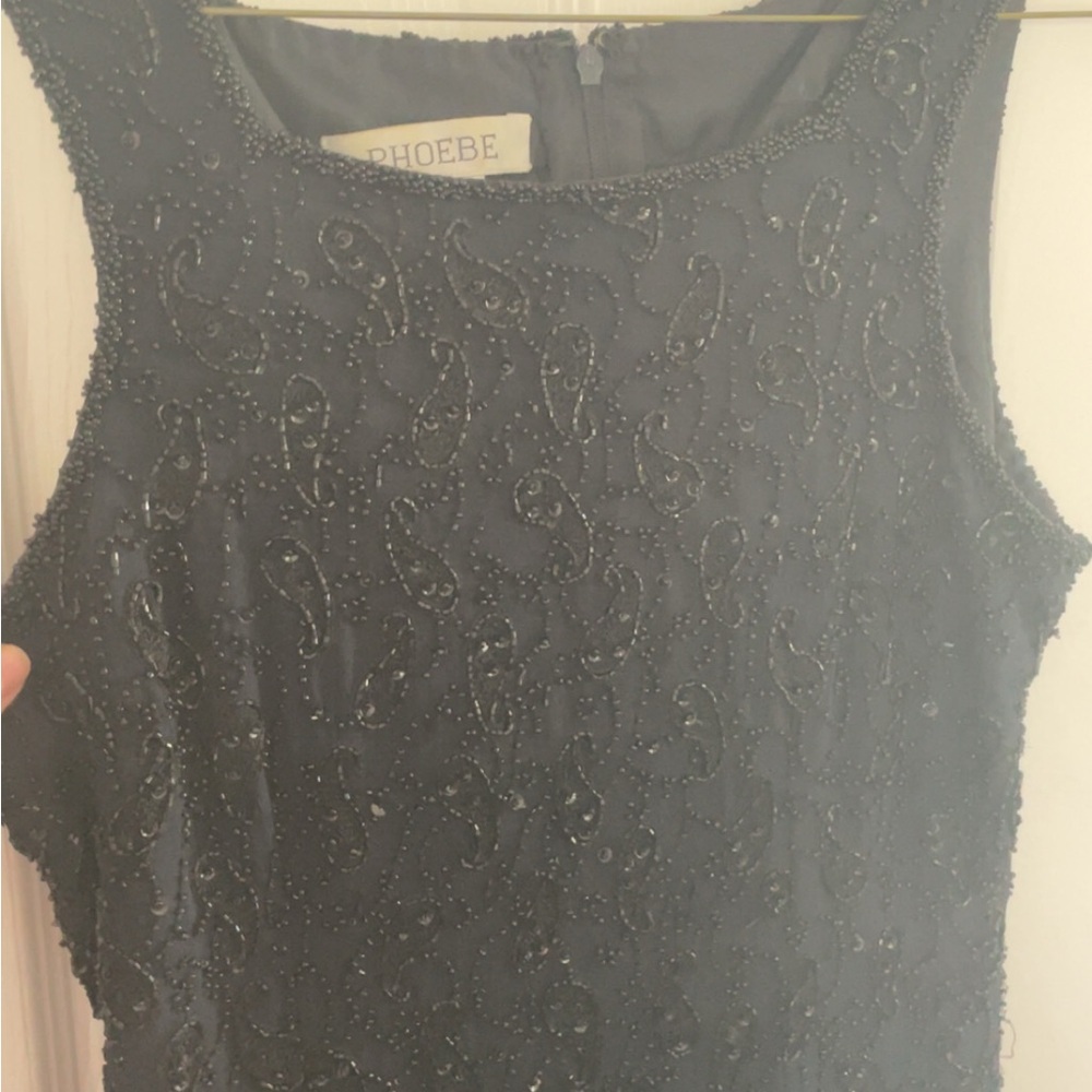 Elegant Black Sleeveless Dress